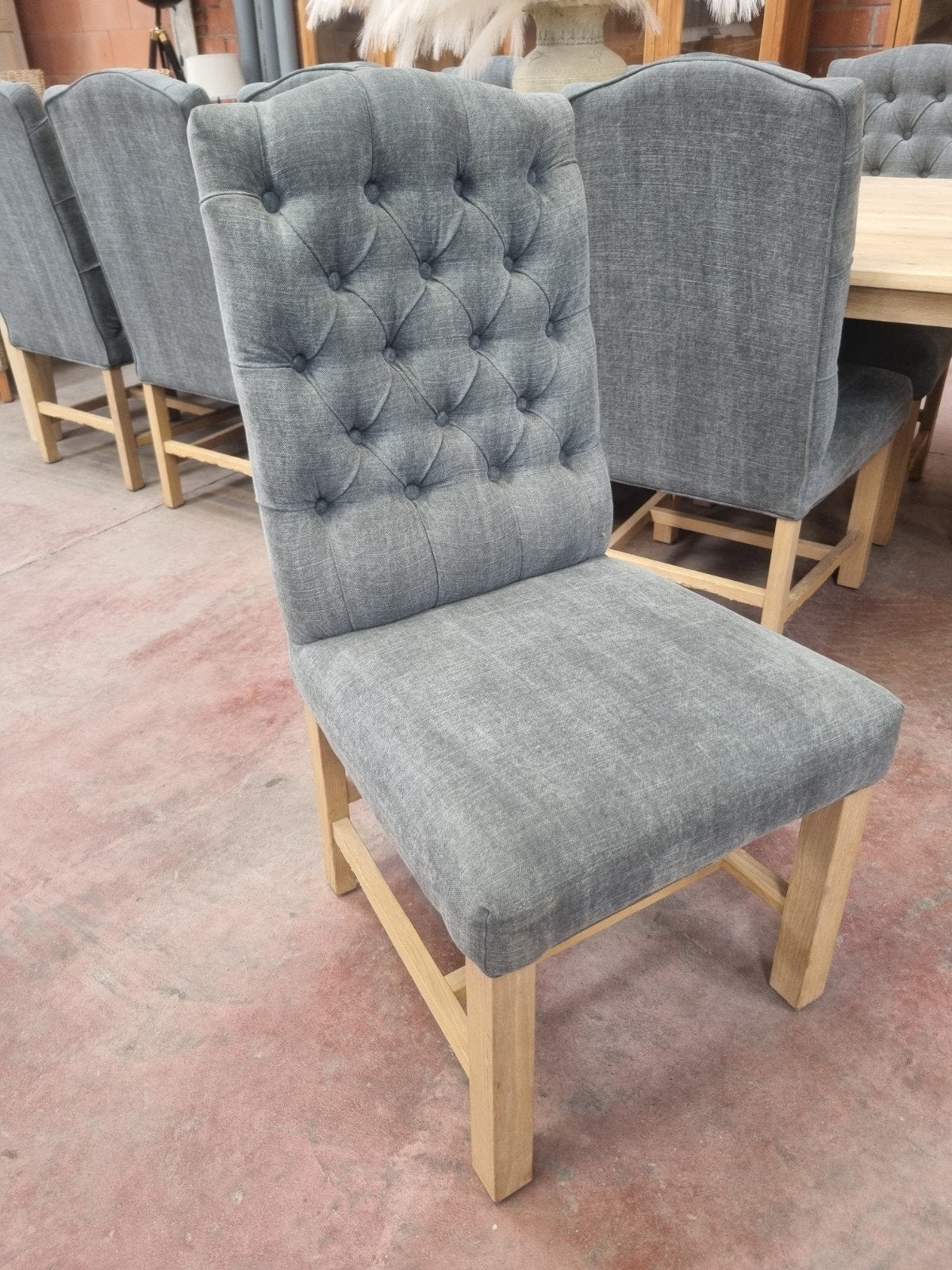 10 landelijke eetkamerstoelen art:, Gris, ., Landelijk, Enlèvement