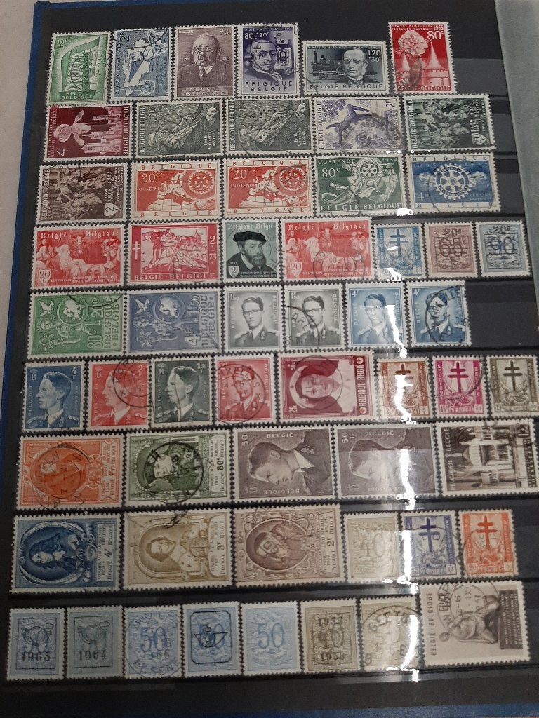 Lot de timbres de Belgique 8, Enlèvement