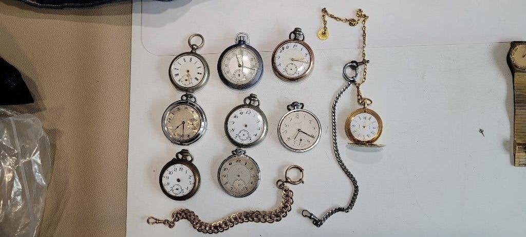 lot oude zakhorloges voor onderdelen (21iv297/46), Ophalen of Verzenden