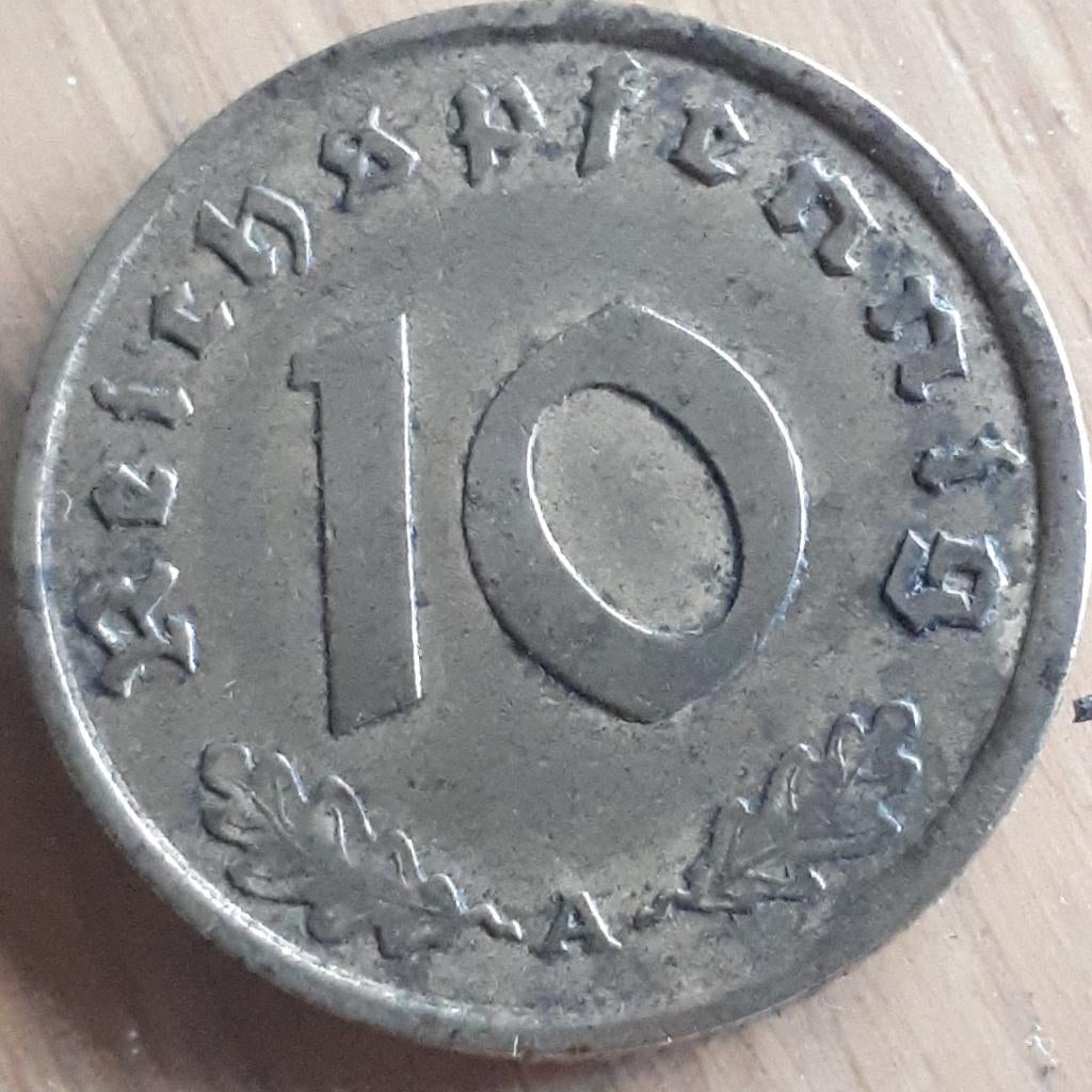 DUITSLAND: 10 REICHSPFENNIG 1938 A KM 92, Postzegels en Munten, Munten | Europa | Niet-Euromunten, Ophalen of Verzenden, Duitsland