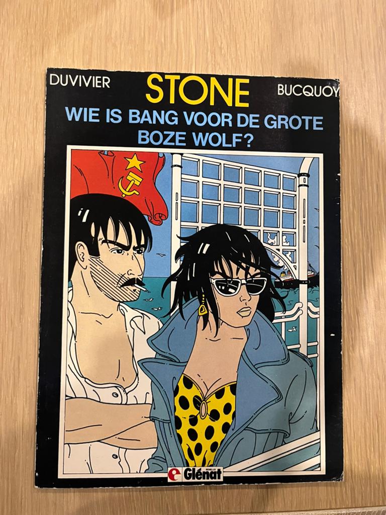 Stone - Wie is bang voor de grote boze wolf?, Boeken, Eén stripboek, Ophalen of Verzenden