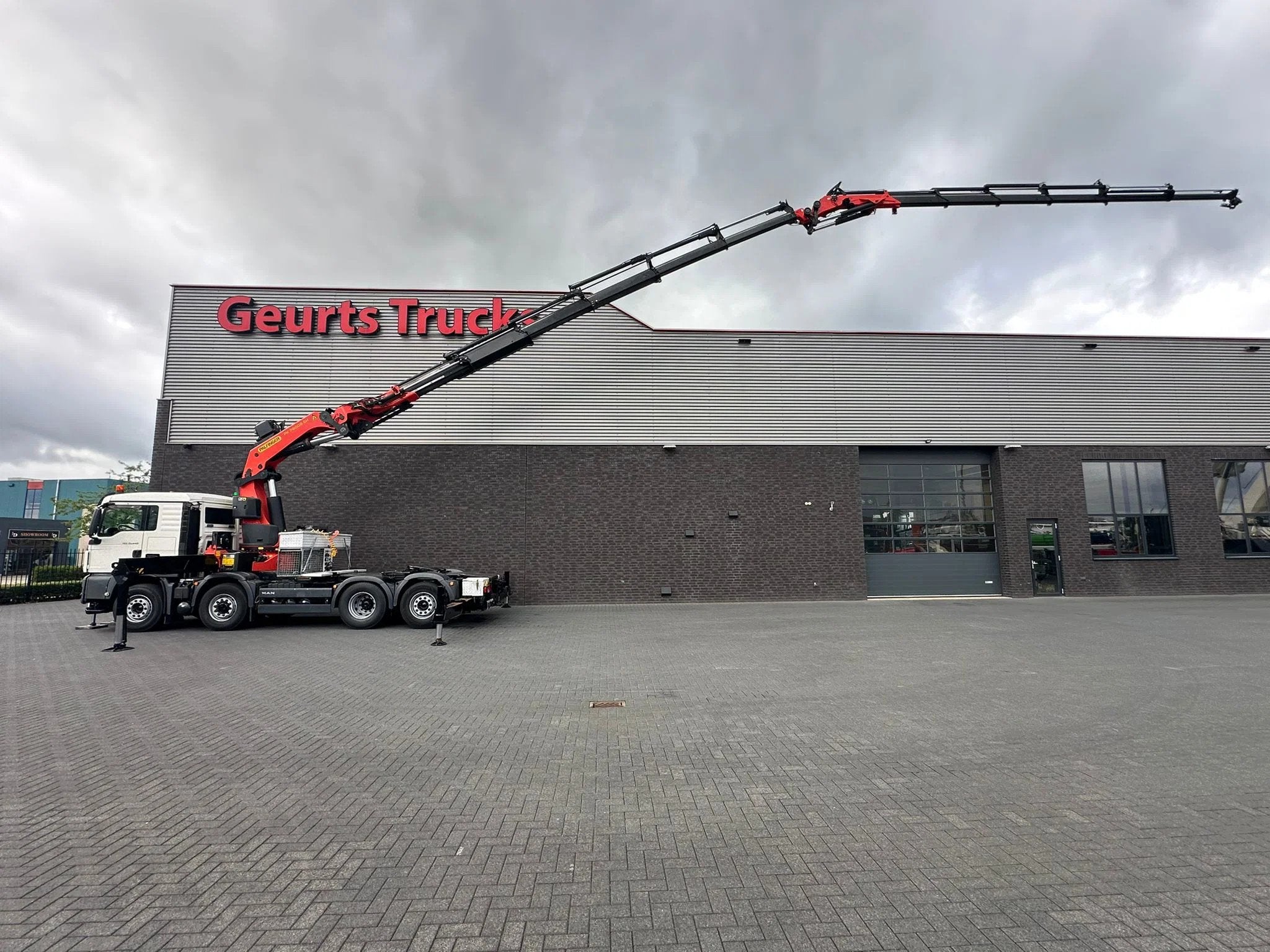 MAN TGS 35.440 8X4H-6 BL + PALFINGER PK 78002 + PJ 125 E KRA, Mistlampen, Wit, Te koop, BTW verrekenbaar