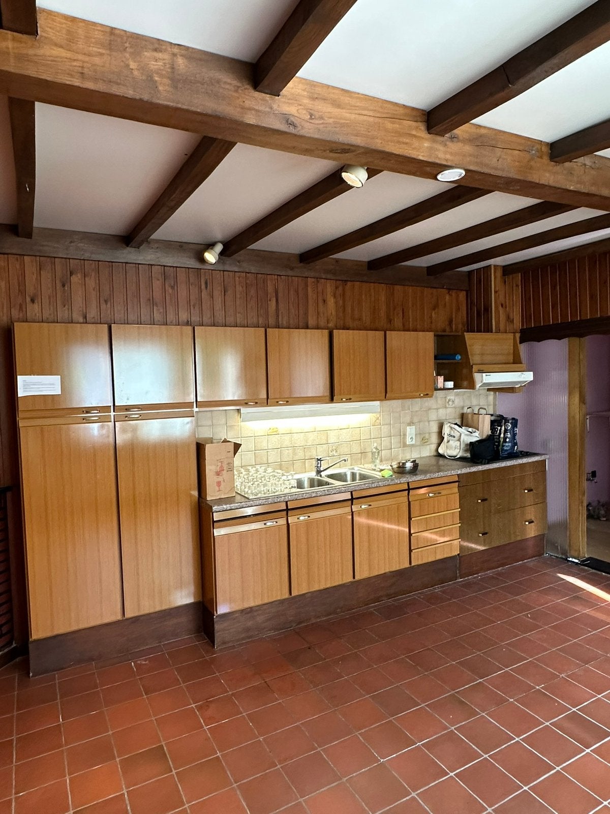 Gratis vintage keuken, Ophalen