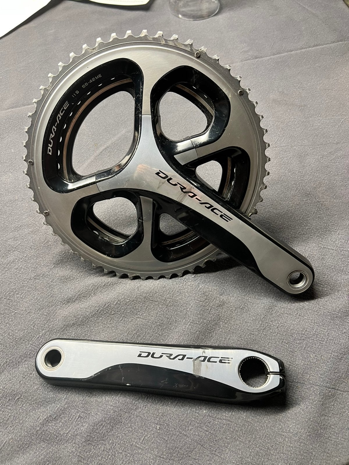 Dura ace 11 vitesses R9070 - 172,5 mm, Vélos & Vélomoteurs, Pédalier ou Pédales, Enlèvement ou Envoi, Racefiets, Utilisé