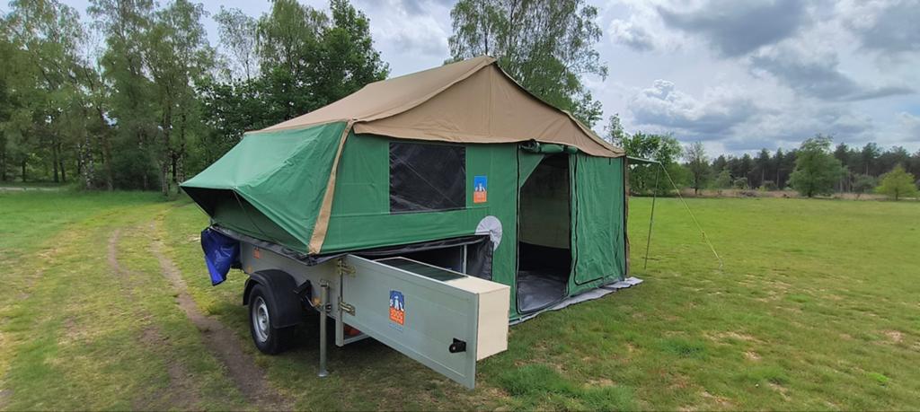 3DOG Traildog, Vouwwagen/Tenttrailer, IZGS, Weinig Gebruikt, Caravanes & Camping, Caravanes pliantes, Jusqu'à 5, Présent, 3DOG