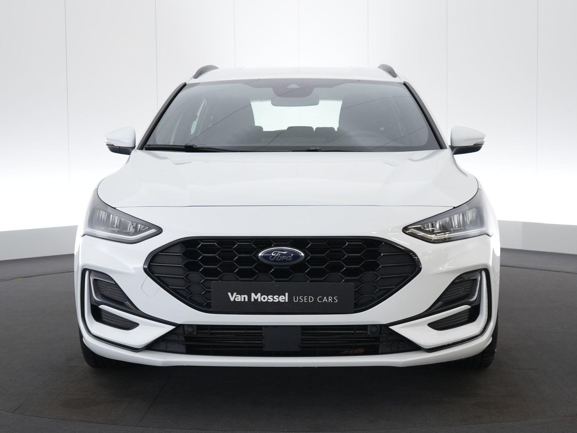 Ford Focus St Line Ecoboost, Auto's, Stof, Gebruikt, Wit, Bedrijf
