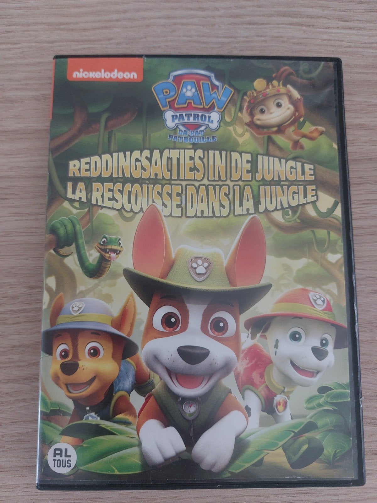 DVD Paw Patrol - In de jungle, Animatie, Alle leeftijden, Zo goed als nieuw, Ophalen of Verzenden