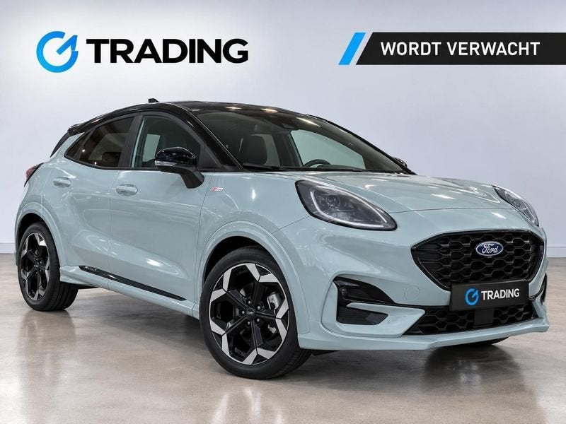 Ford Puma, Auto's, Zwart, 5 zetels, Hybride Elektrisch/Benzine, 3 cilinders