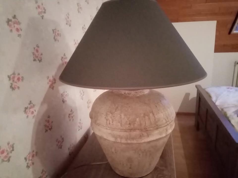 lampedair, Huis en Inrichting, Ophalen, Tafellamp, Beige, Rond