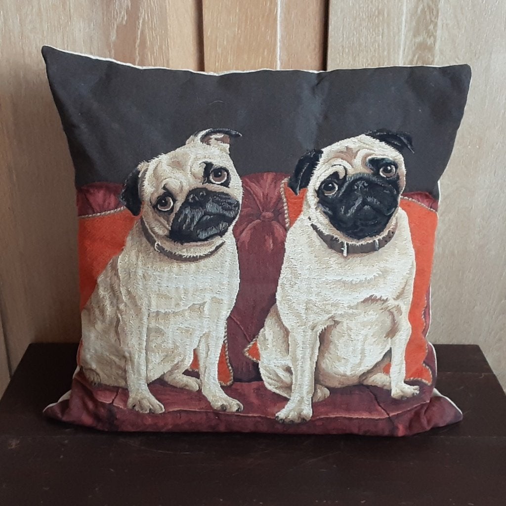 Mooie sierkussen, Afneembare JACQUARD kussenhoes met rits, Huis en Inrichting, Vierkant, Nieuw, Ophalen of Verzenden, Sierkussen