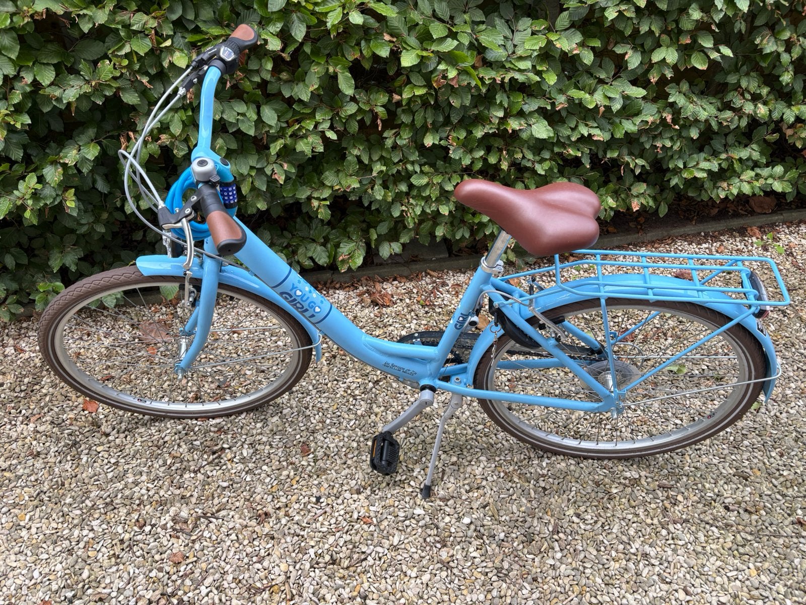 Meisjesfiets 10jaar, Ophalen, Gebruikt, Velgrem, Versnellingen