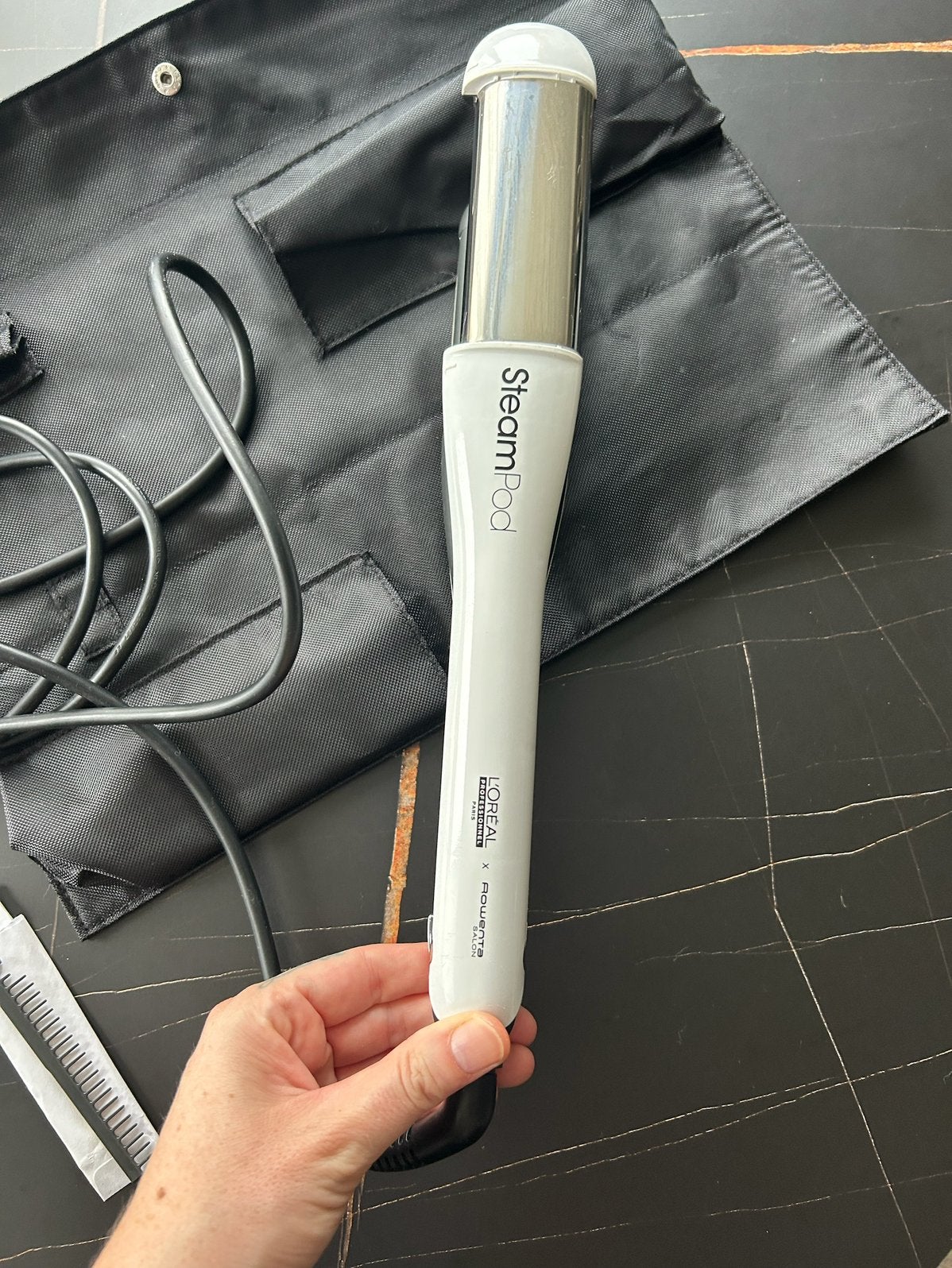 Steampod x Rowenta 4.0 blanc en très bon état, Enlèvement ou Envoi, Utilisé, Soin des cheveux