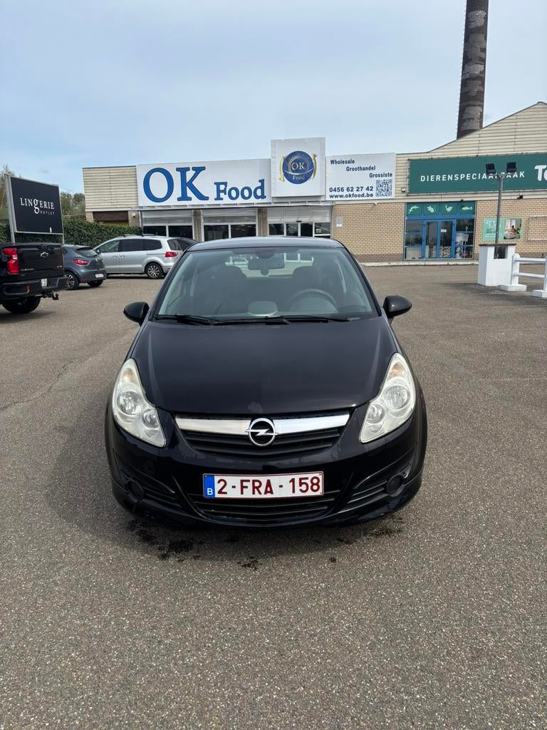 Opel Corsa 1.2 (2008), Autos, Achat, Boîte manuelle, Noir, 5 places