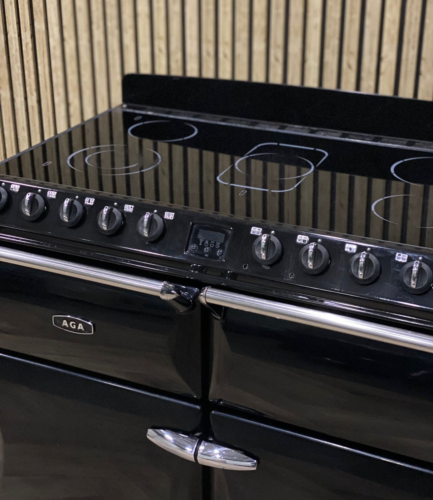 AGA Masterchef II Keramisch Deluxe 110cm + 4 Ovens (ZWART), Enlèvement ou Envoi, Gril, Gaz