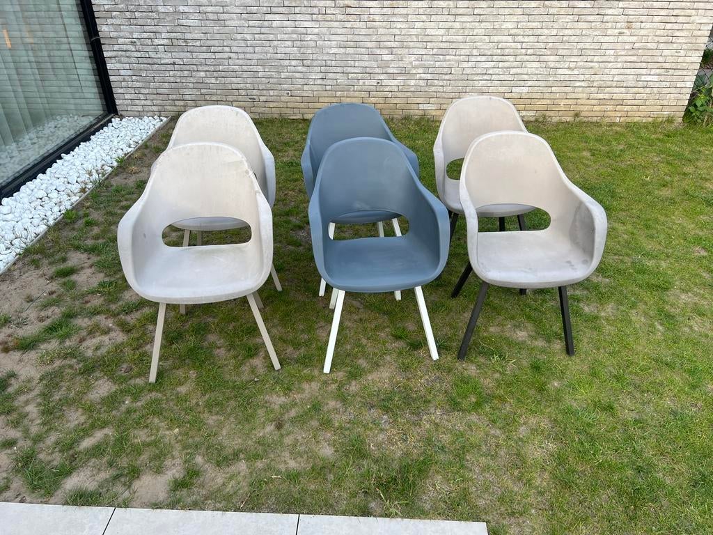 Gratis 6 exterioo tuinstoelen, Ophalen, Gebruikt