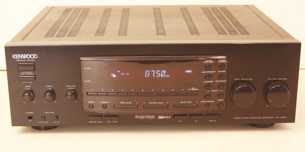 Kenwood KR-V5080 Surround Versterker Receiver / 320 Watts, Ophalen of Verzenden, Zo goed als nieuw, 120 watt of meer