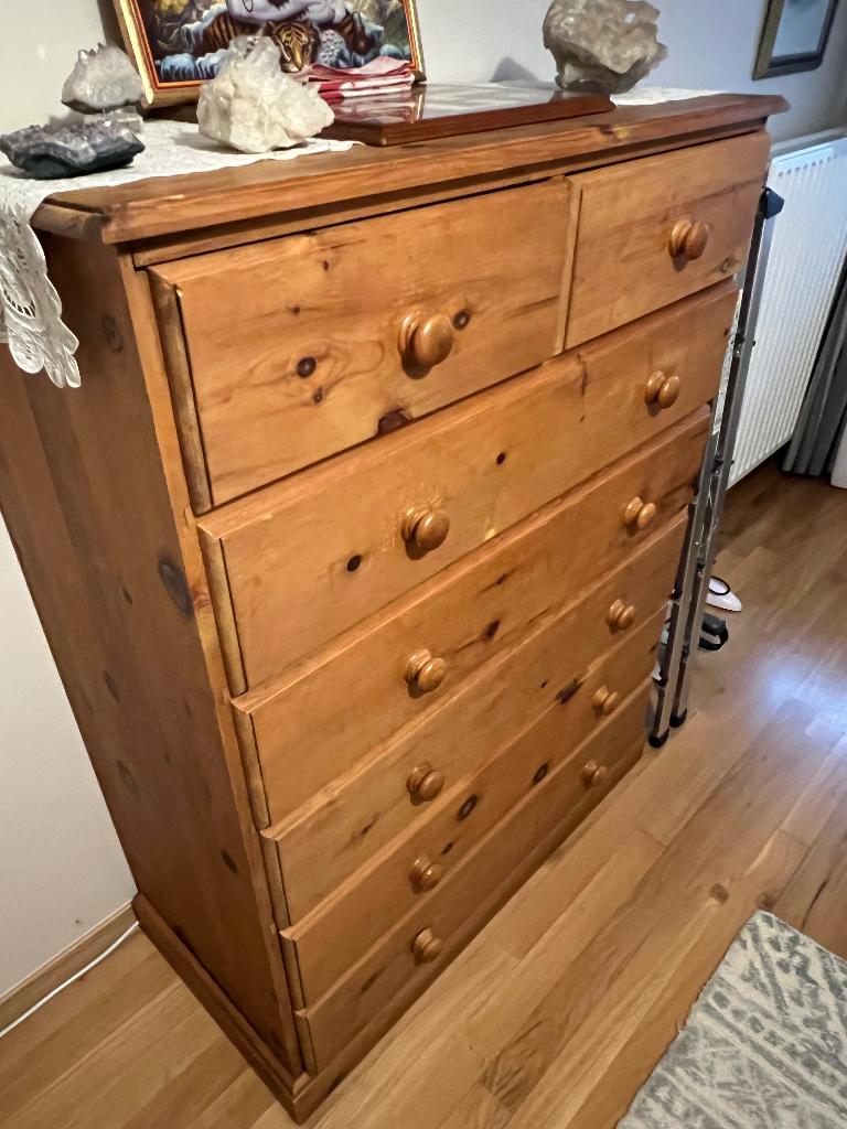 Tiroir en pin massif, Autres couleurs, Enlèvement, Utilisé, Bois