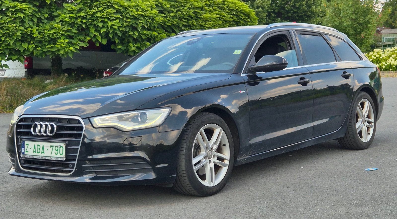 Audi a6 avant 2.0 TDi l 3x S line!!! Multitronic, Auto's, Audi, Euro 5, 4 cilinders, Leder en Stof, Zwart