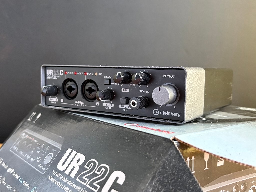 Steinberg UR22C USB 3 audio interface, Audio, Tv en Foto, Professionele apparaten, Zo goed als nieuw, Audio, Ophalen of Verzenden