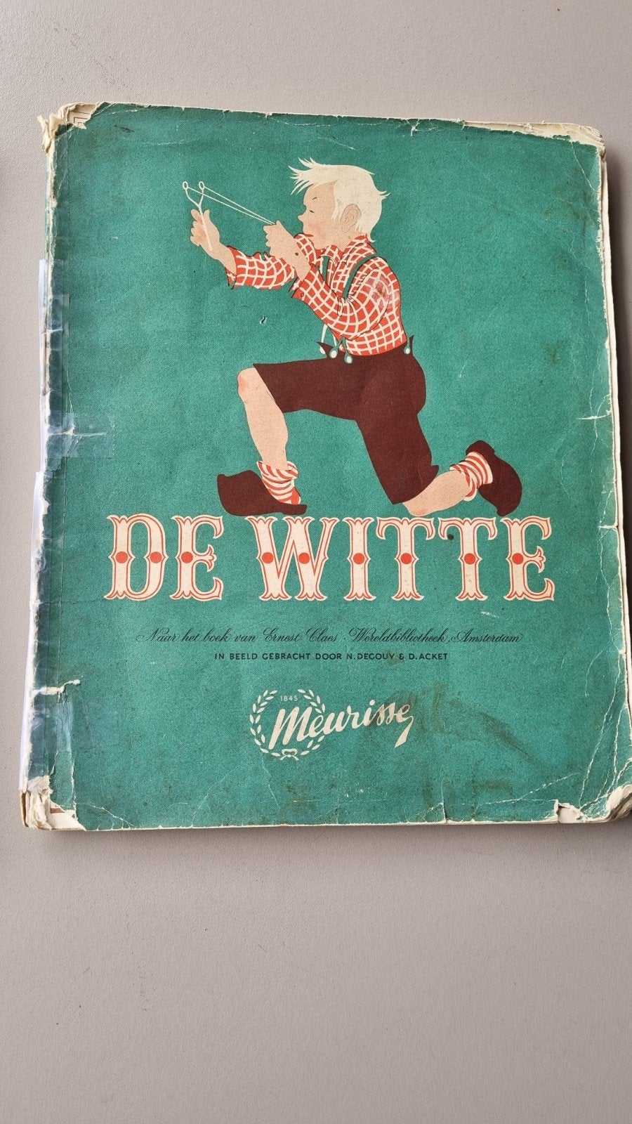prentjesboek  DE WITTE, Boeken, Ophalen, Gelezen, Ernest claes, Plaatjesalbum