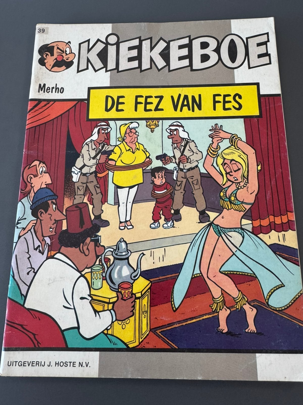 Lot vzn 11 Kiekeboe strips, 1ste drukken, reclame en dialect, Meerdere stripboeken, Ophalen of Verzenden, Gelezen