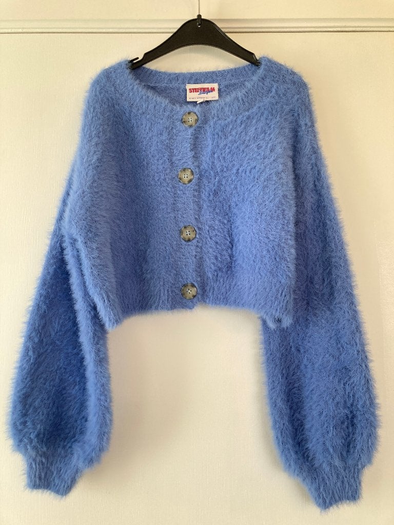 Lichtblauw cropped vestje - Steffi Marcie by JBC - 11 jaar, Enfants & Bébés, Vêtements enfant | Taille 146, Enlèvement ou Envoi