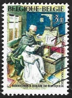 1 Postzegel Wetenschappelijk patrimonium België 1966, Enlèvement ou Envoi, Affranchi, Timbre-poste, Autre