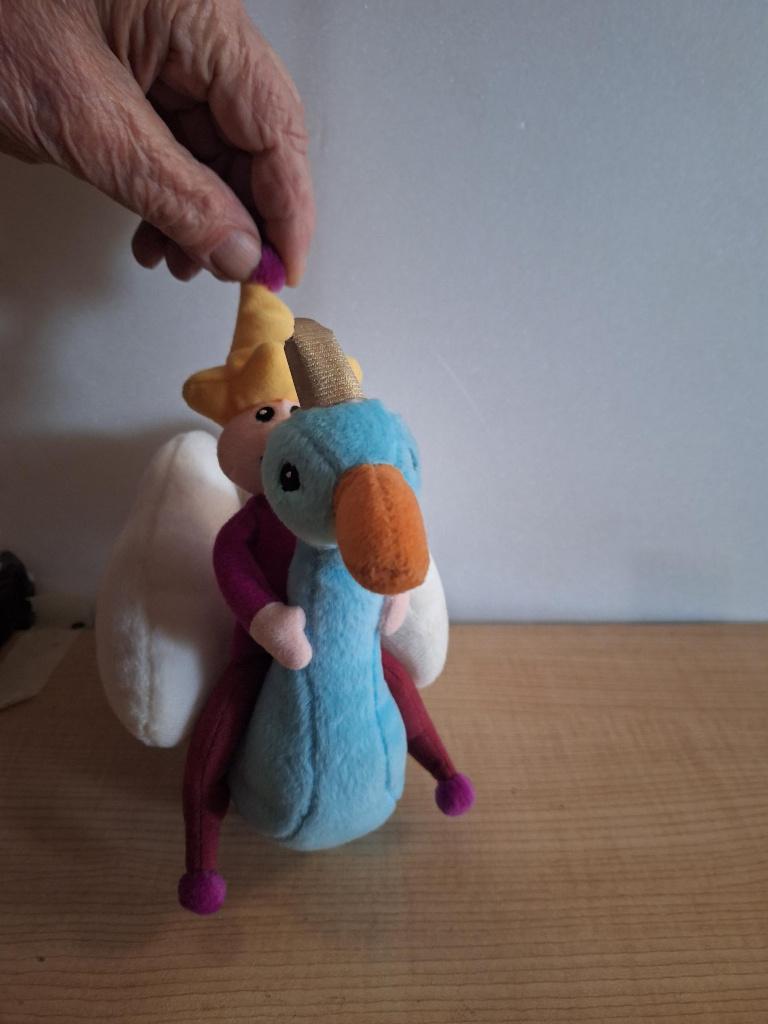 knuffel eend en kabouter, Ophalen of Verzenden, Zo goed als nieuw, Eend
