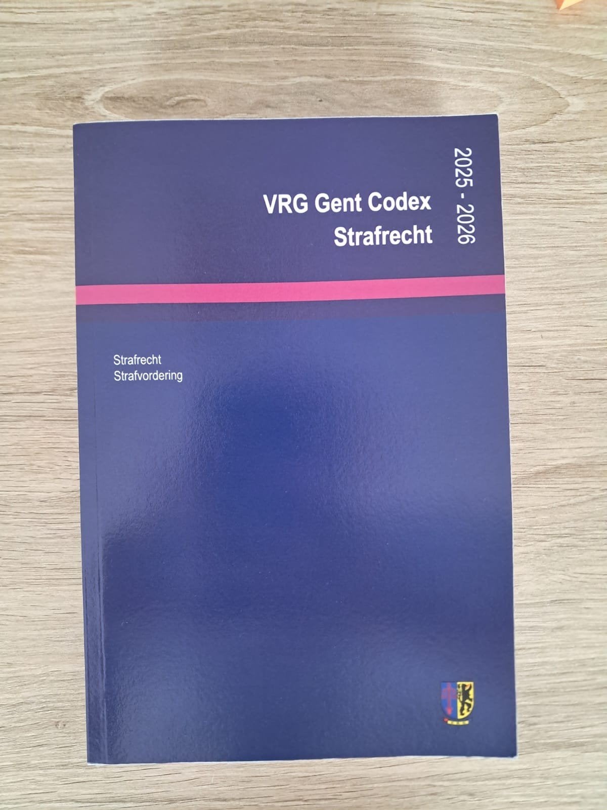 VRG Gent Codex Strafrecht 1e bachelor rechten Ugent, Boeken, Ophalen of Verzenden