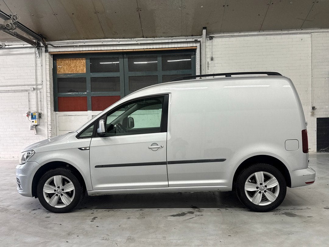 Volkswagen Caddy 2.0 TDI L1H1 BMT Highline | Leder | Euro 6, Auto's, Gebruikt, 4 cilinders, 700 kg, Volkswagen