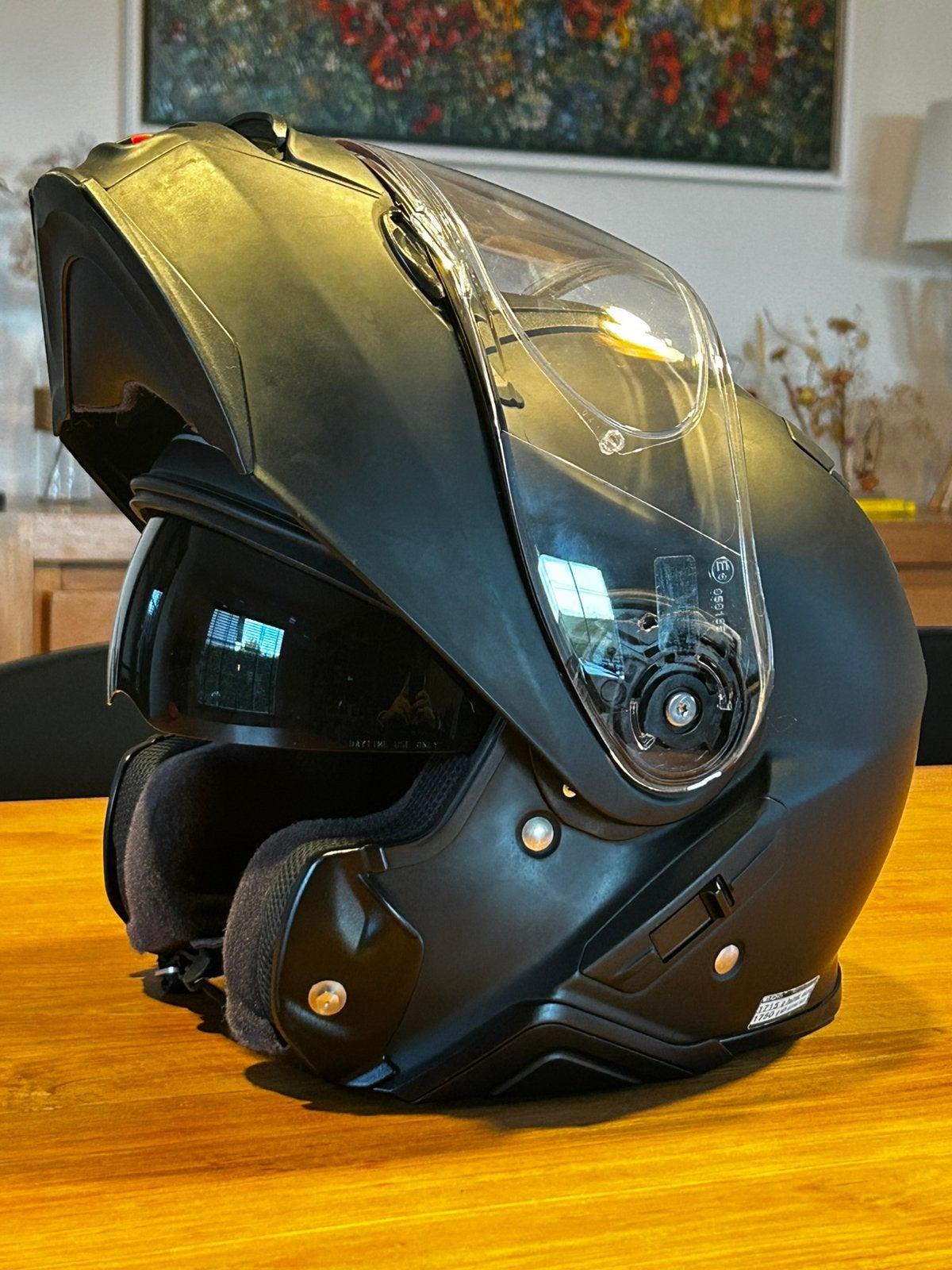 Shoei Neotec 2 - mat zwart - L, Motoren, Ophalen, L, Shoei