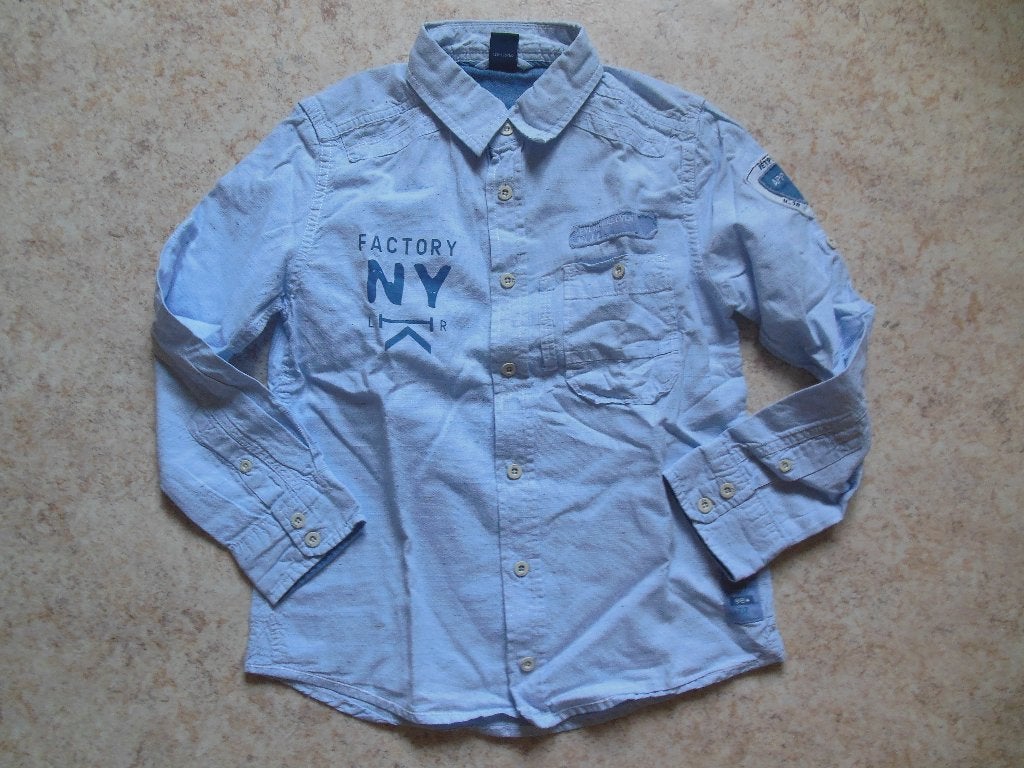 Hemd Sevenoneseven 7-8j in nieuwstaat, Overhemd of Blouse, Sevenoneseven, Ophalen of Verzenden, Zo goed als nieuw