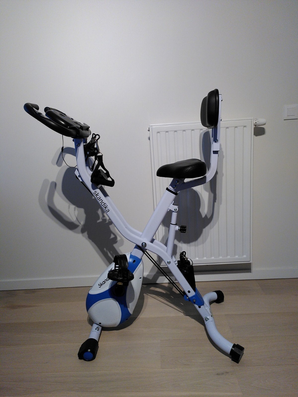 vélo d'appartement en très bon état Skandika Foldaway X-3000, Enlèvement, Comme neuf, Bras, Autres types