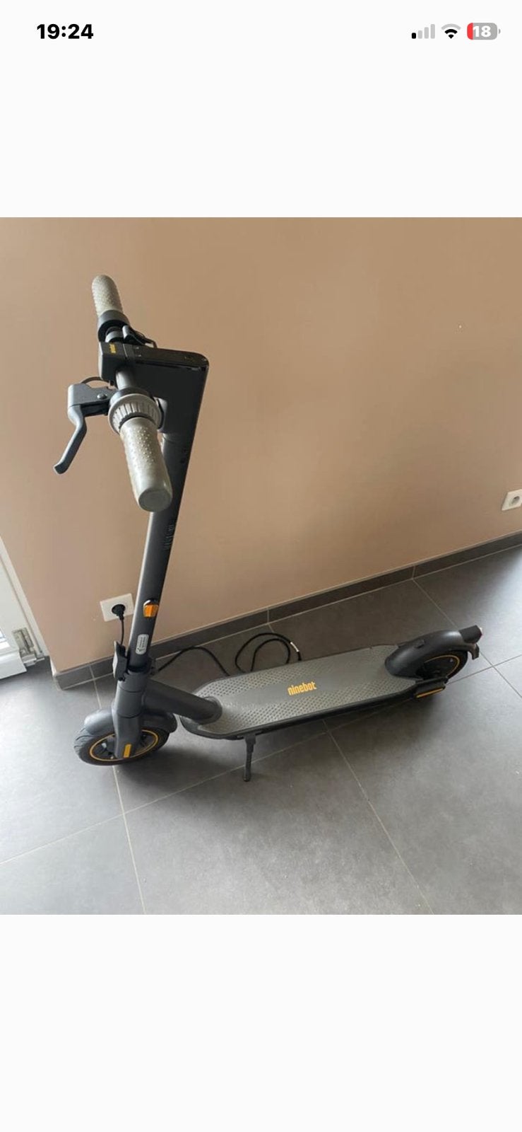 Ninebot KickScooter Max G30E II, Enlèvement, Comme neuf