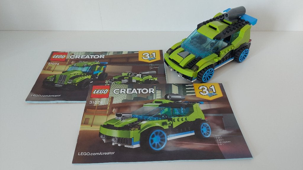 LEGO Creator 3in1 - 71074 - Rocket Rally Car - Compleet, Enlèvement ou Envoi, Lego, Ensemble complet, Instructions incluses