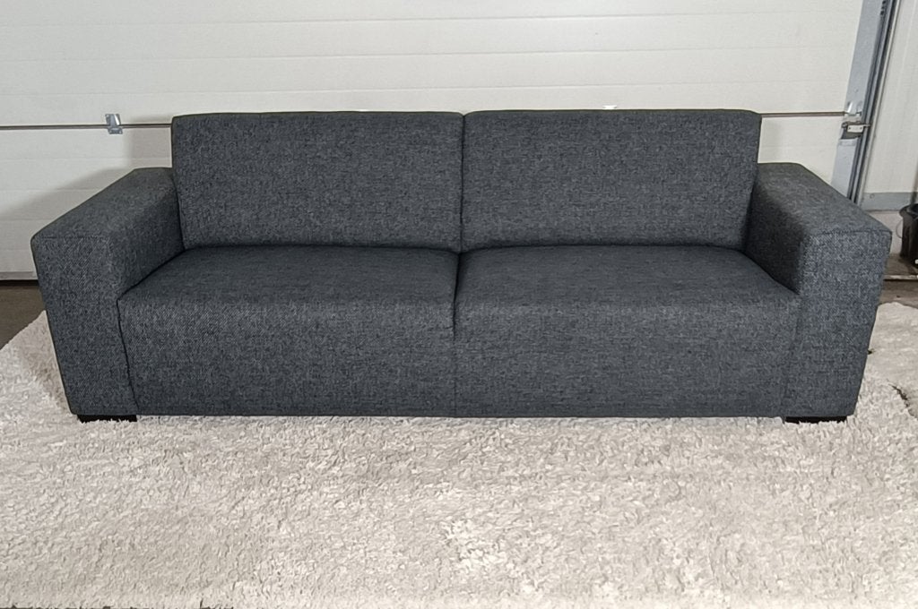 Grijs bank montel, Ophalen, Minder dan 75 cm, Driepersoons, Zo goed als nieuw