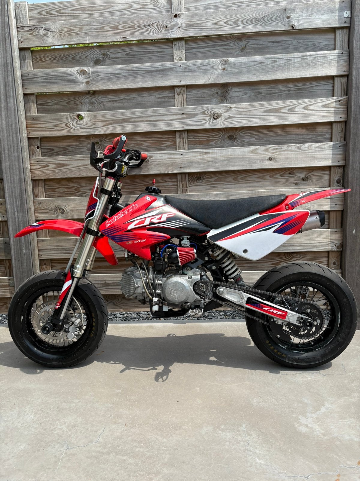Pitbike pitsterpro 160cc supermotard, Fietsen en Brommers, Minibikes, Midibikes en Pitbikes, Gebruikt, Pitbike, Ophalen