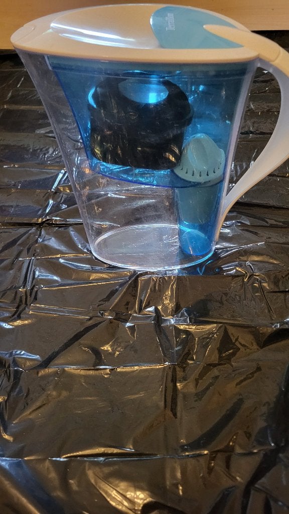 Cruche à eau en plastique, Pichet, Enlèvement ou Envoi, Utilisé, Classique
