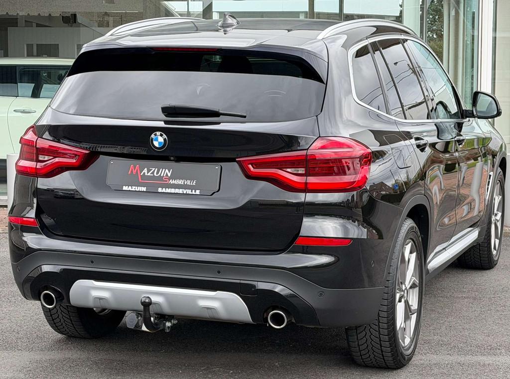 BMW X3 2.0 dA sDrive18 * X Line * Cuir * Caméra * Gar 1an *, Auto's, Automaat, Achterwielaandrijving, 4 cilinders, Lichtsensor