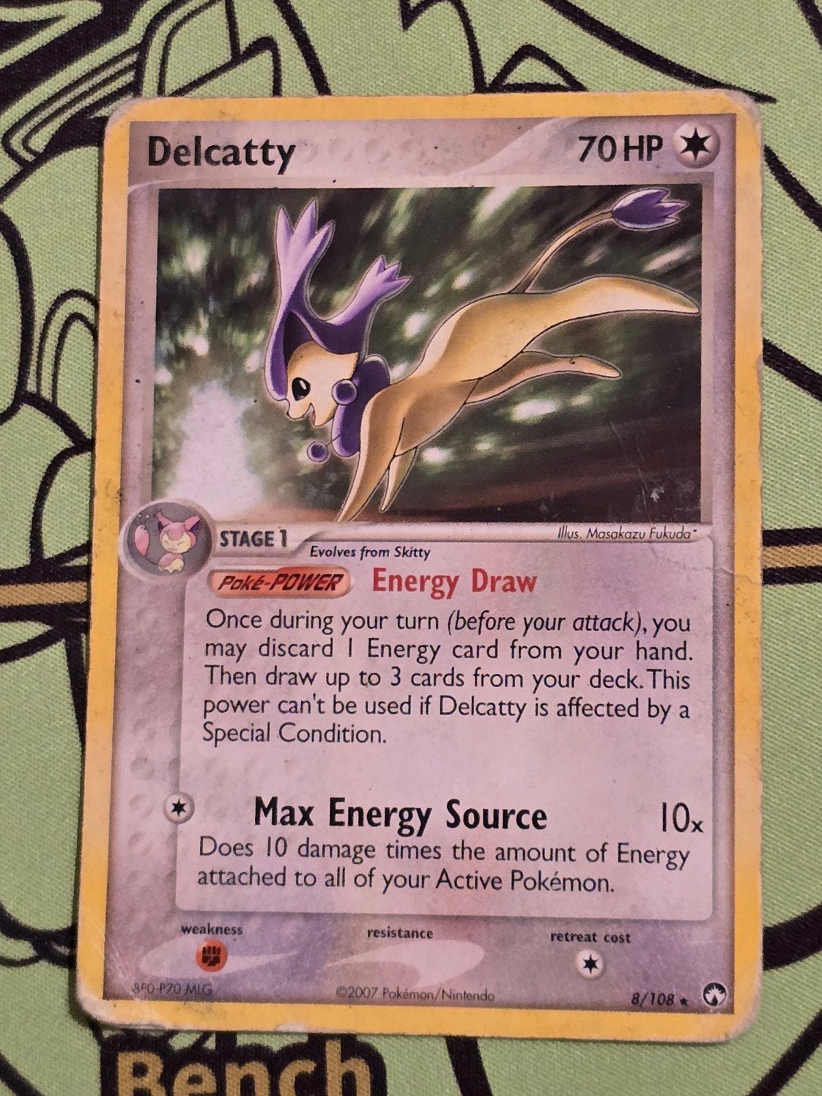 Delcatty #8/108, Ophalen, Gebruikt, Losse kaart, Foil