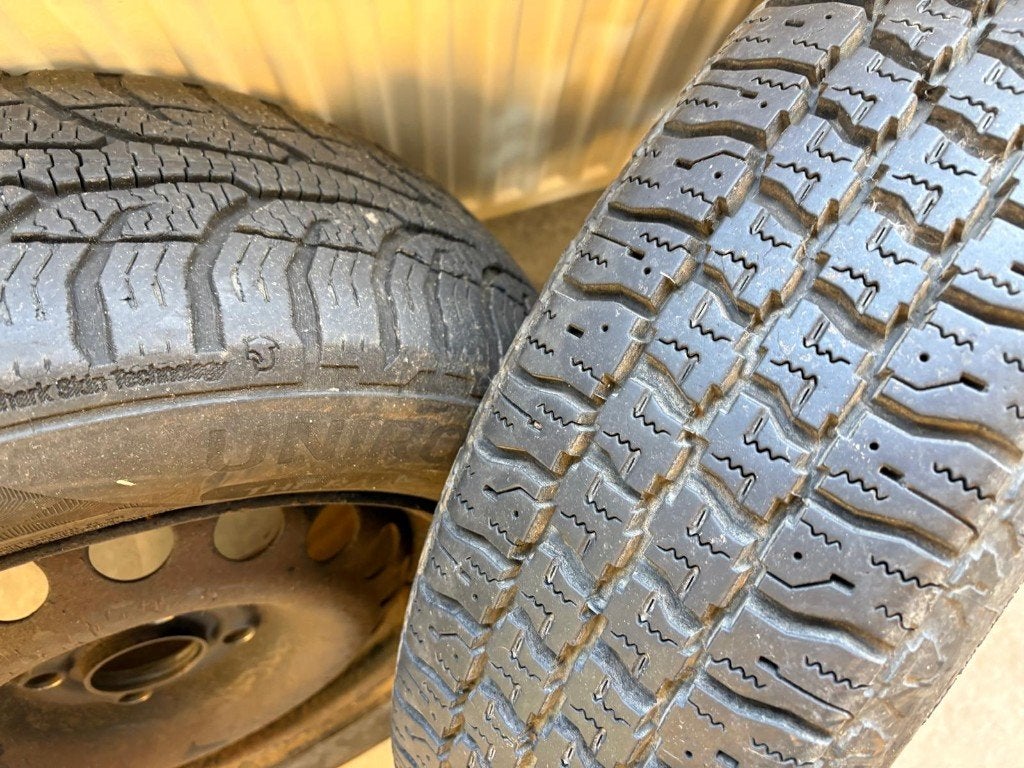 2 banden met velg, Ophalen, Band(en)