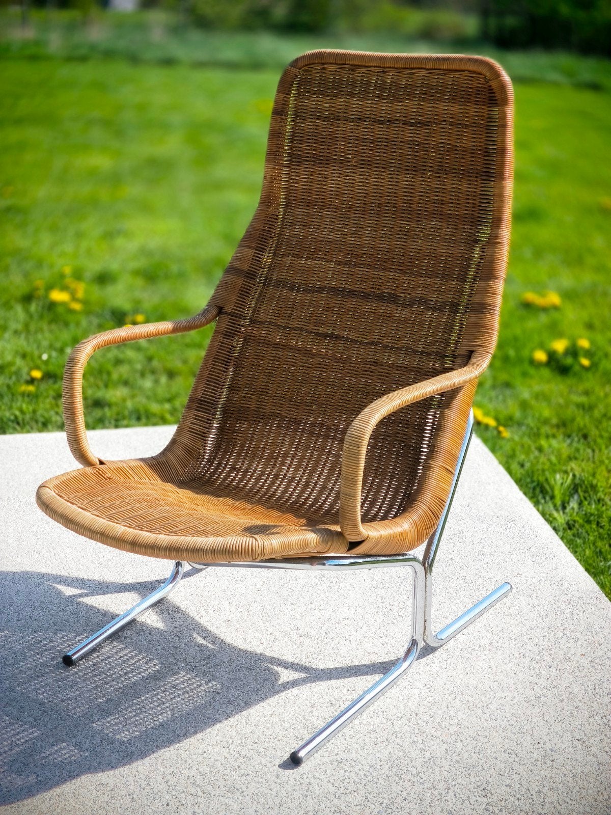 Fauteuil Modèle 514 par Dirk van Sliedregt, Pays-Bas, Maison & Meubles, Enlèvement, Utilisé, Métal
