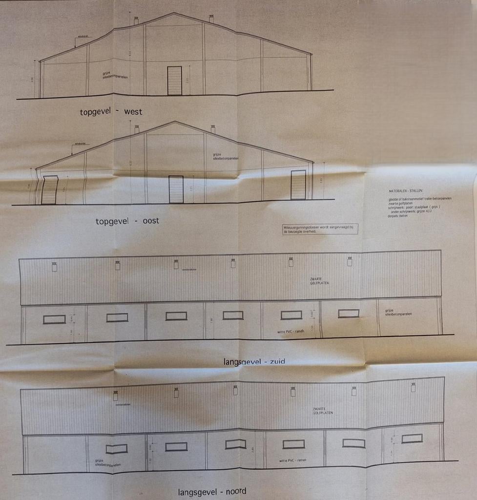 Prefab stal/ loods/ varkensstal / opslagplaats te koop