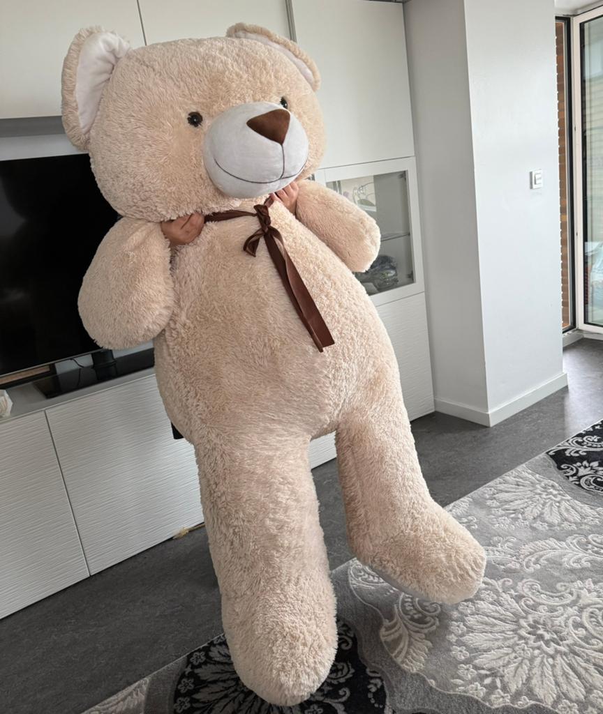 XXL knuffelbeer 180cm beste kwaliteit, Kinderen en Baby's, Speelgoed | Knuffels en Pluche, Ophalen, Overige karakters, Beer, Zo goed als nieuw