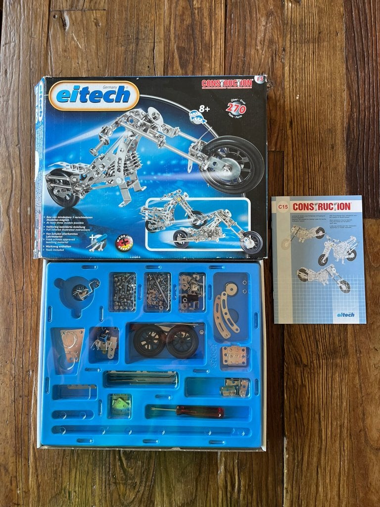 Eitech Construction C15 -Moto- construction - nouveau !, Neuf, Lego Primo, Ensemble complet, Enlèvement