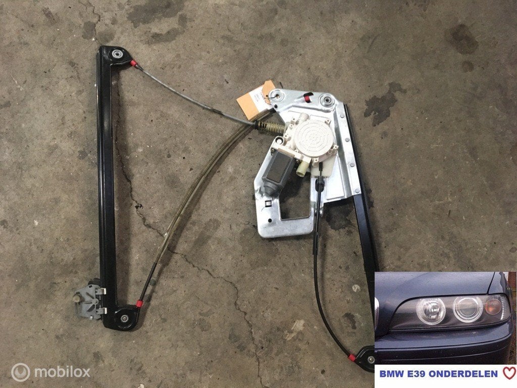 BMW-E39  5-serie   Electrisch Raammechanisme LV  of RV, Autos : Pièces & Accessoires, Vitres & Accessoires, Enlèvement ou Envoi