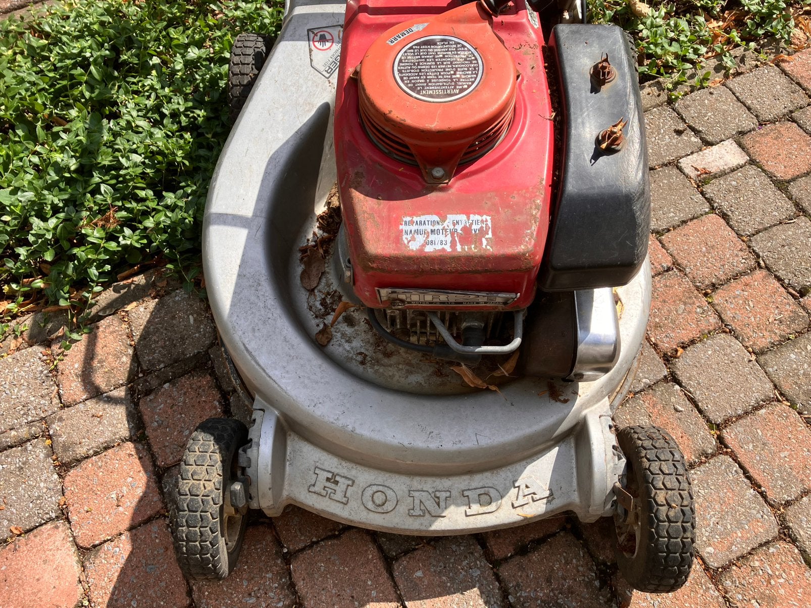 Oude Honda grasmaaier, Tuin en Terras, Grasmaaiers, Ophalen, Gebruikt