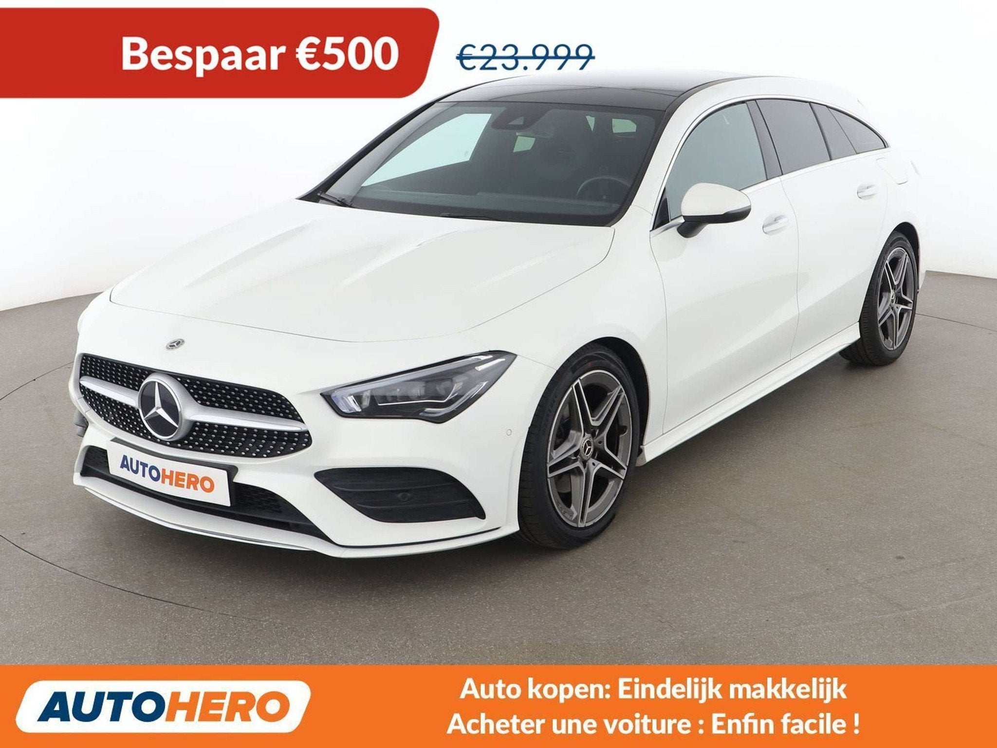 Mercedes-Benz CLA-Klasse 180 CLA 180 Shooting Brake AMG Line, Auto's, CLA, Gebruikt, 136 pk, Alcantara