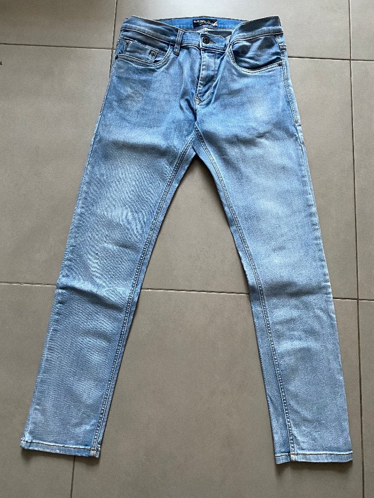 licht blauwe jeansbroek maat 32/32, Ophalen of Verzenden