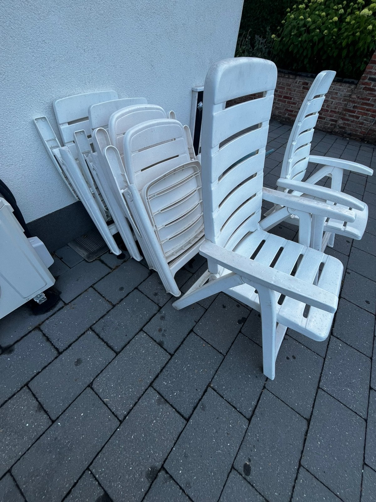 9 terras Stoelen, Ophalen, Zo goed als nieuw